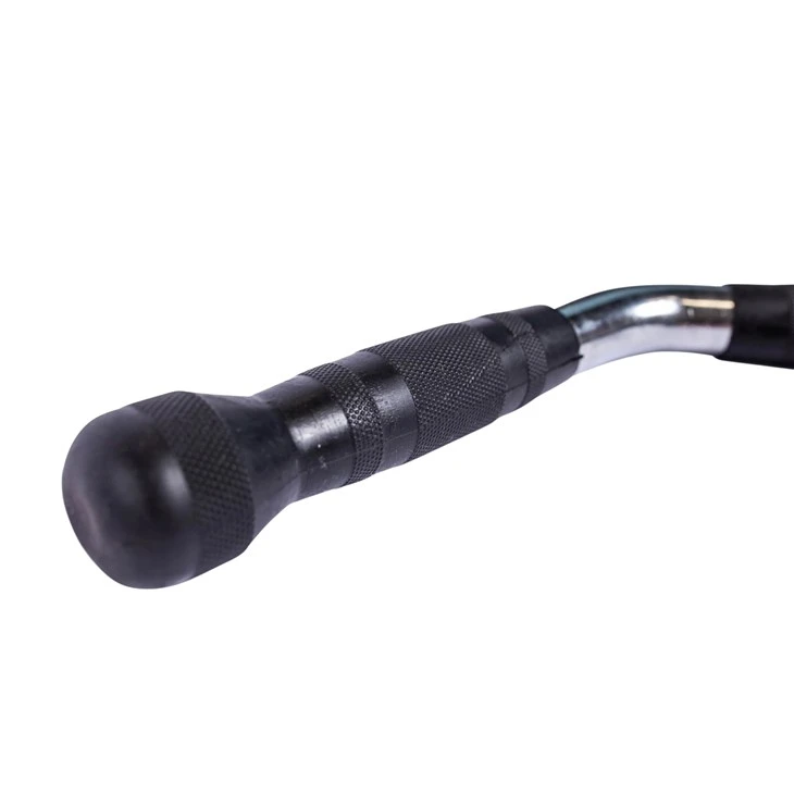 Revolving Curl Bar With Rubber Handle