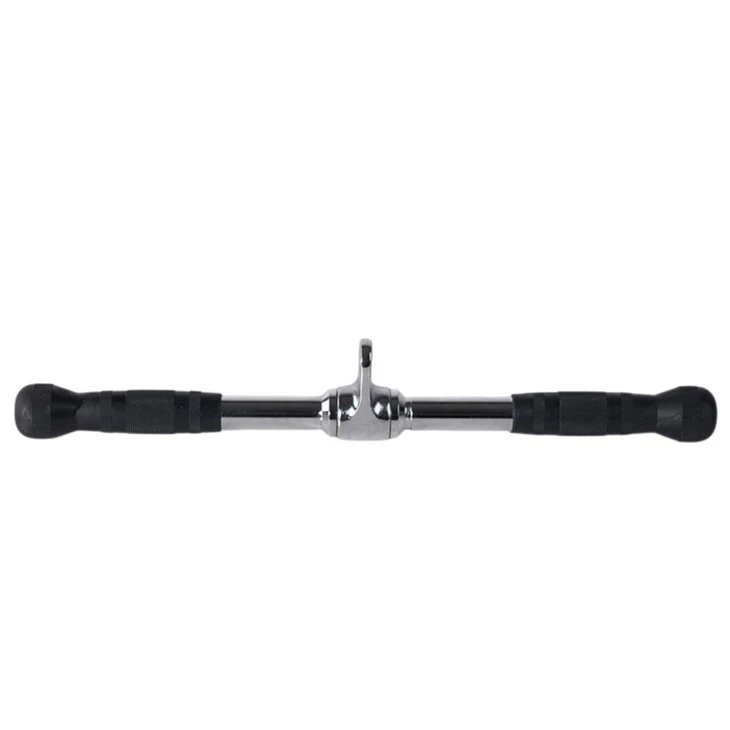 Revolving Straight Bar With Rubber Handle