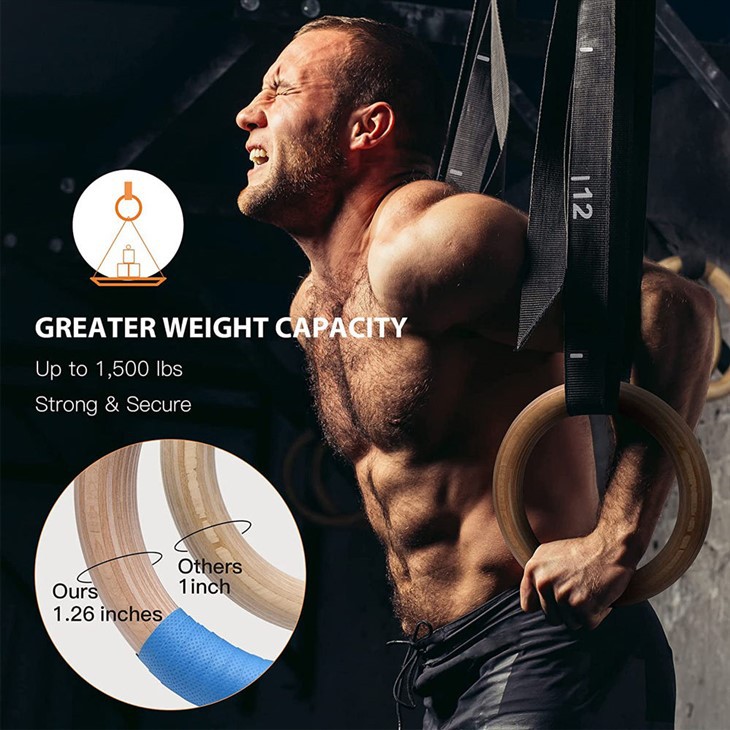 Wooden Gym Ring PRO high quality