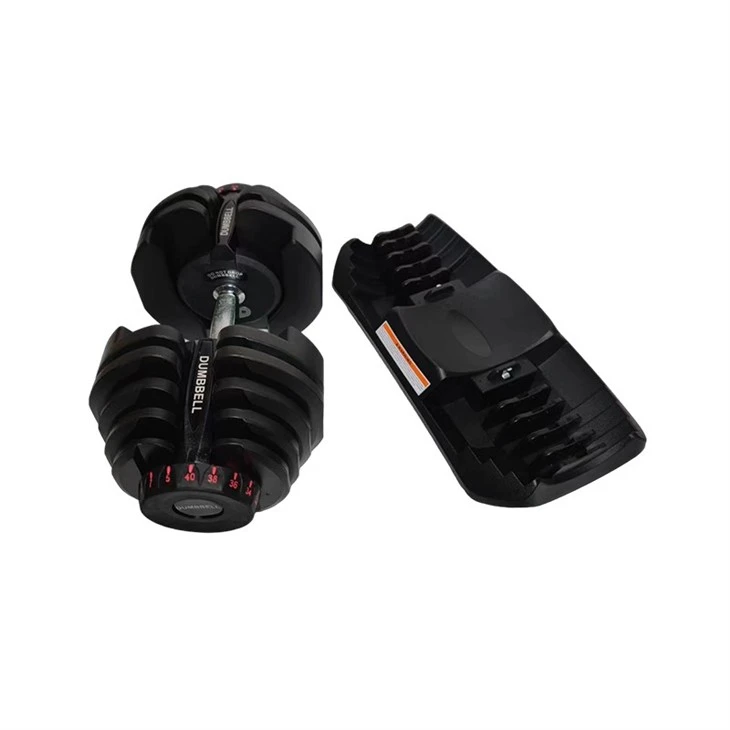 China 40kg Adjustable Dumbbells Pair Supplier