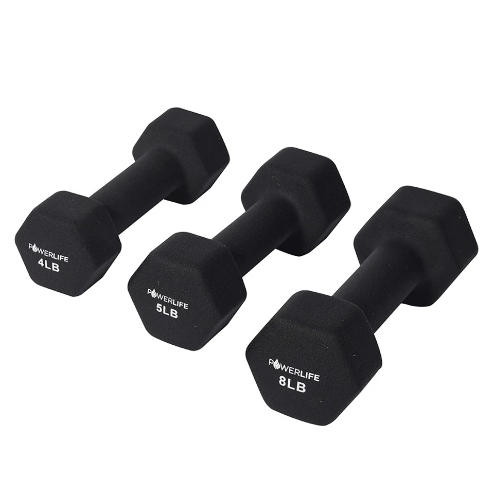 Black Neoprene Dumbbells