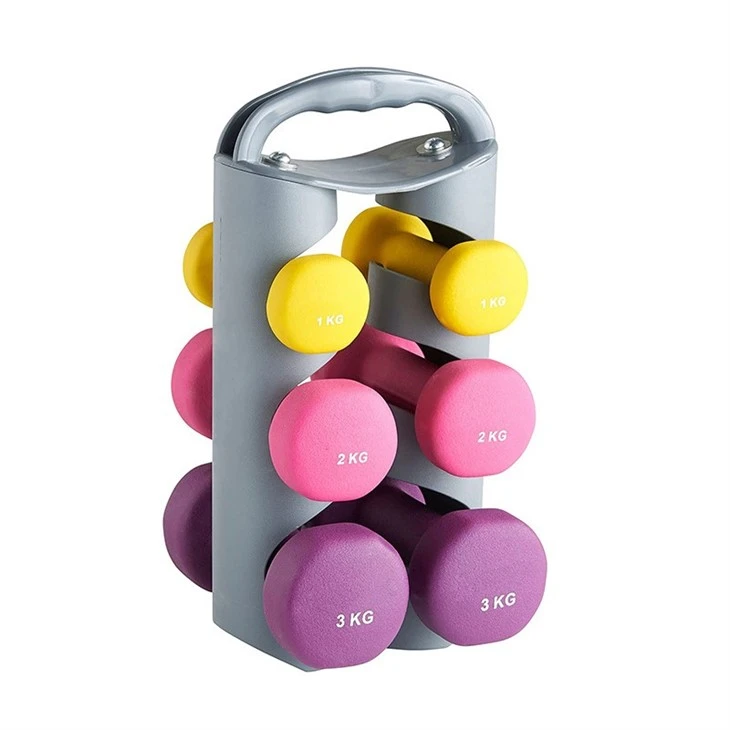 Neoprene Dumbbell Set With Stand Manufacturer