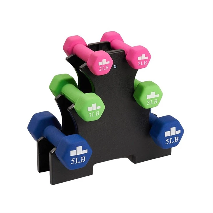 Neoprene Dumbbell Set With Stand Factory