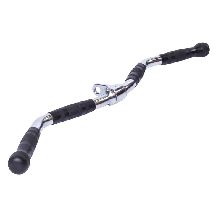 Revolving Curl Bar With Rubber Handle
