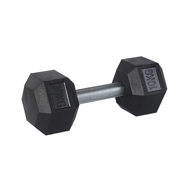 Rubber Encased Hex Dumbbell