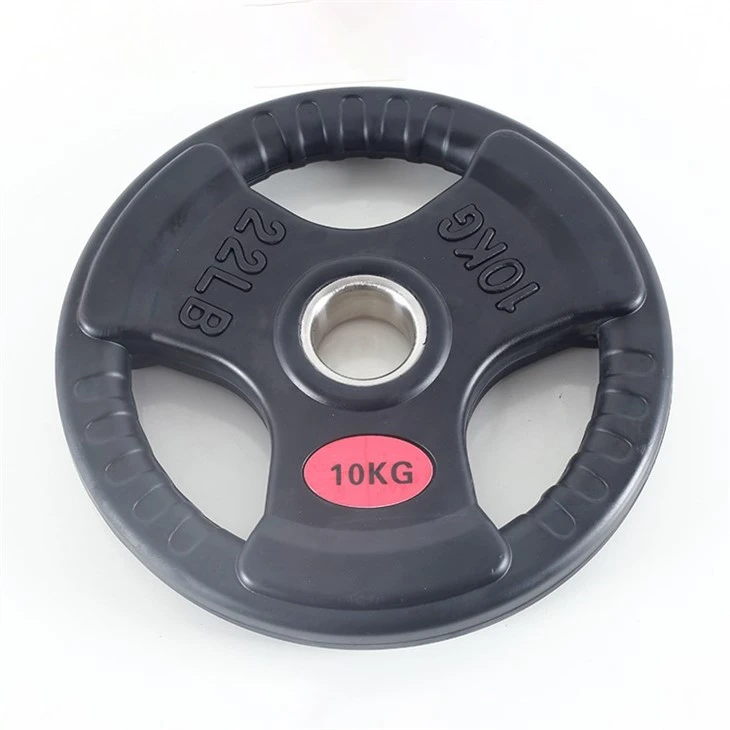 China Rubber Tri Grip Weight Plates Wholesale