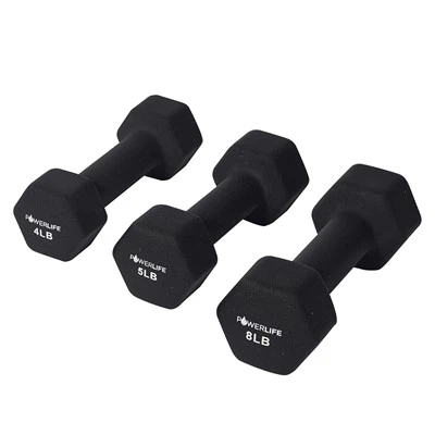 Black Neoprene Dumbbells